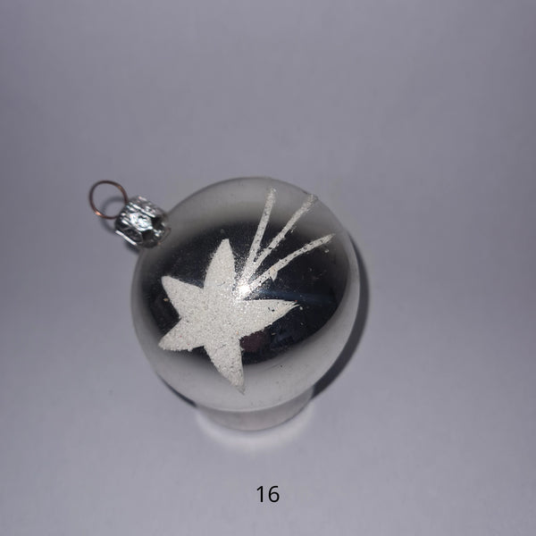 Vintage kerstornamenten