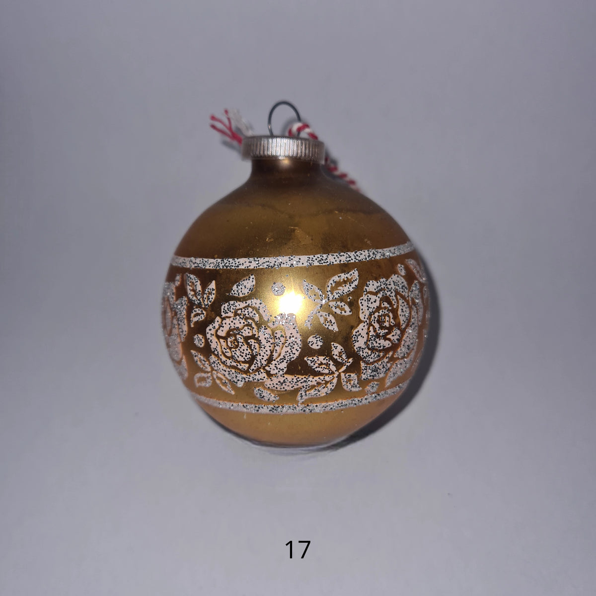 Vintage kerstornamenten