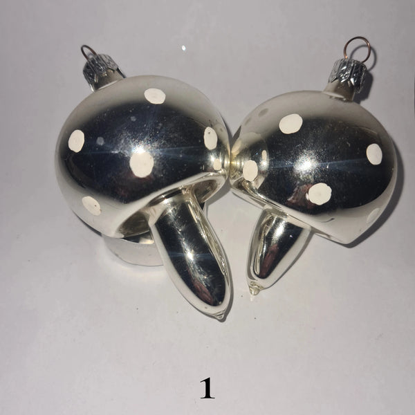 Vintage kerstornamenten