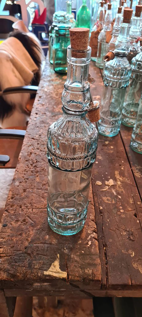 Fles Galicia, gerecycled glas, inclusief schenktuit