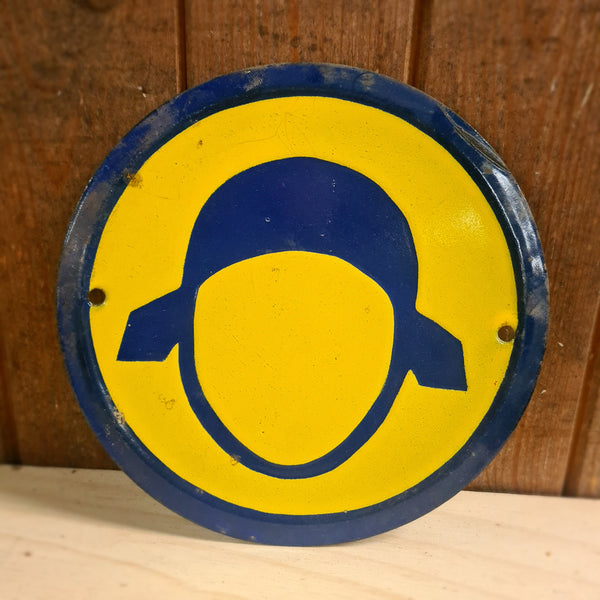Emaille bord "haarnetje"