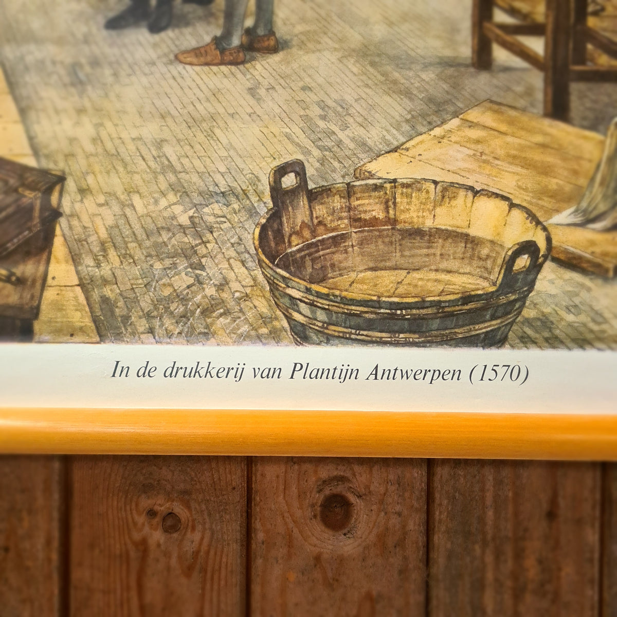 Geschiedenis schoolkaarten: In de drukkerij van Plantijn