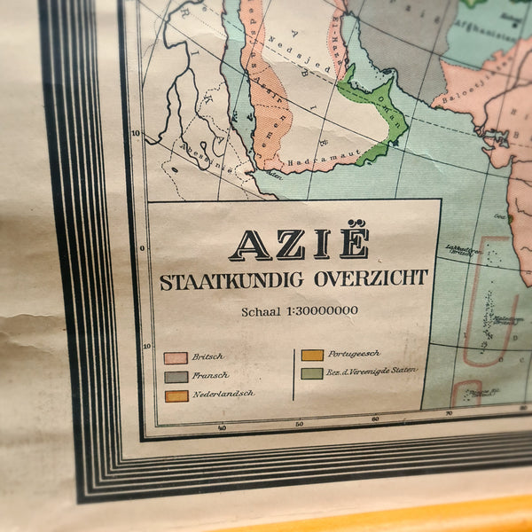 Topografische schoolkaarten; Azië