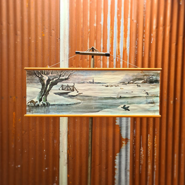Schoolkaart: Winter van W.G.van der Hulst