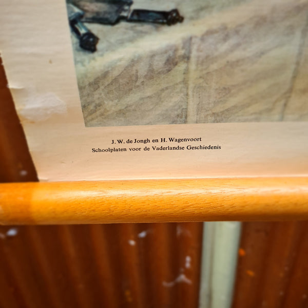 Geschiedenis schoolkaarten: Sprooksprekers in de Ridderzaal 1394