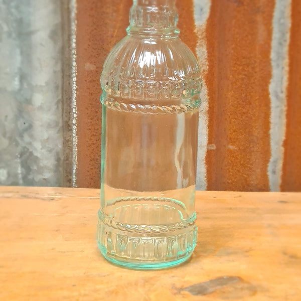 Fles Assisi van gerecycled glas, inclusief schenktuit