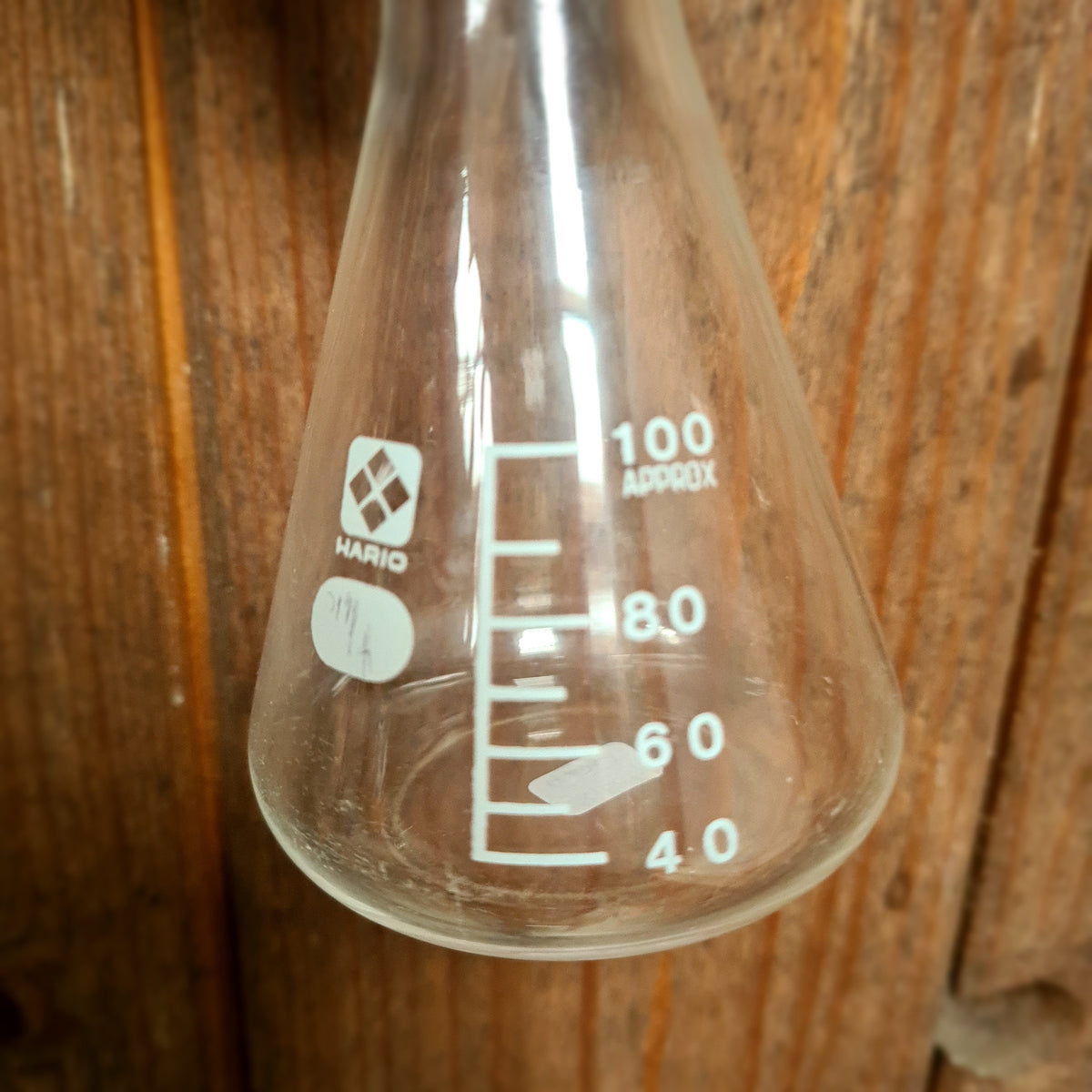 Laboratorium glas, erlenmeyer 100ml