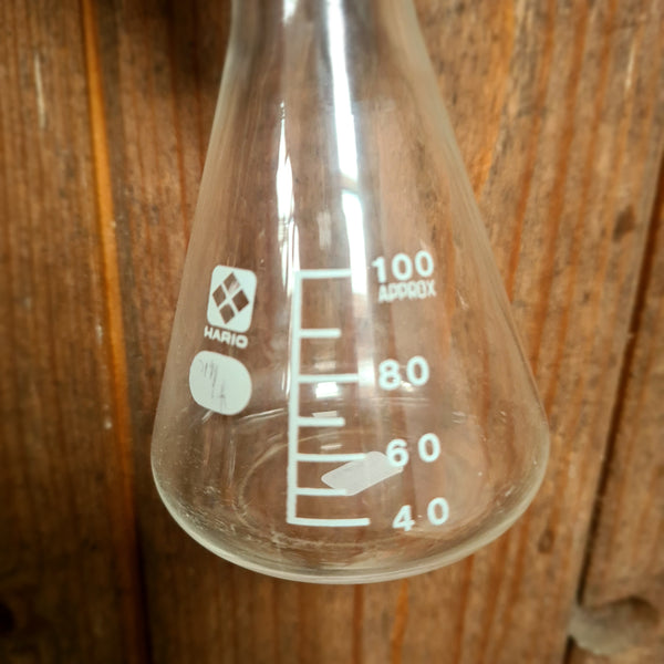 Laboratorium glas, erlenmeyer 100ml
