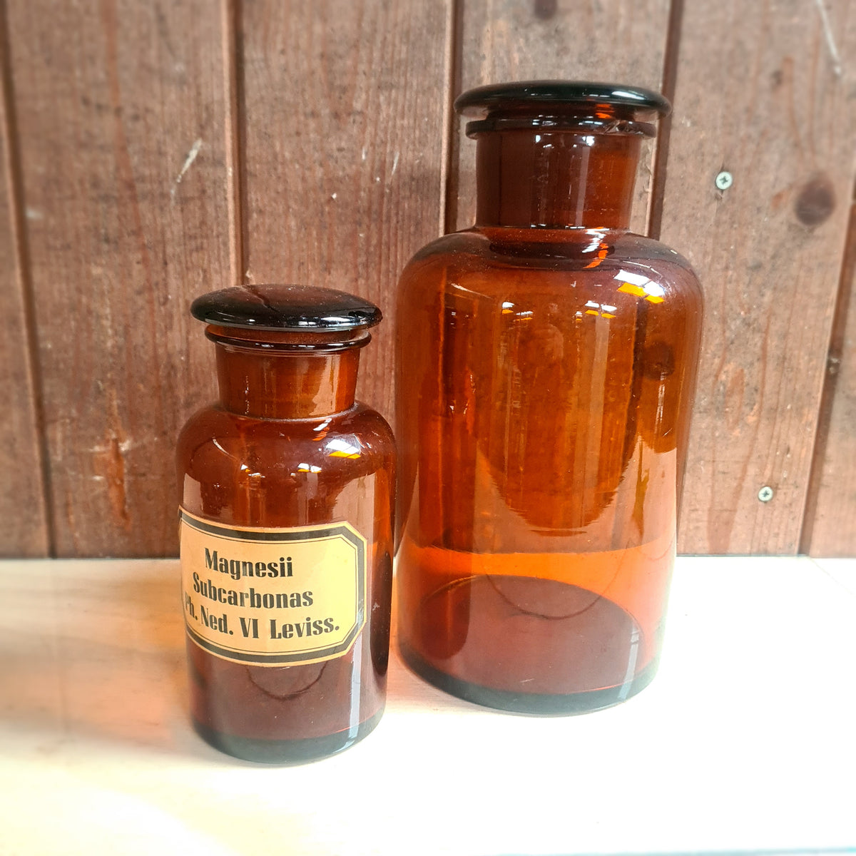 Braune Apothekerflasche Großformat