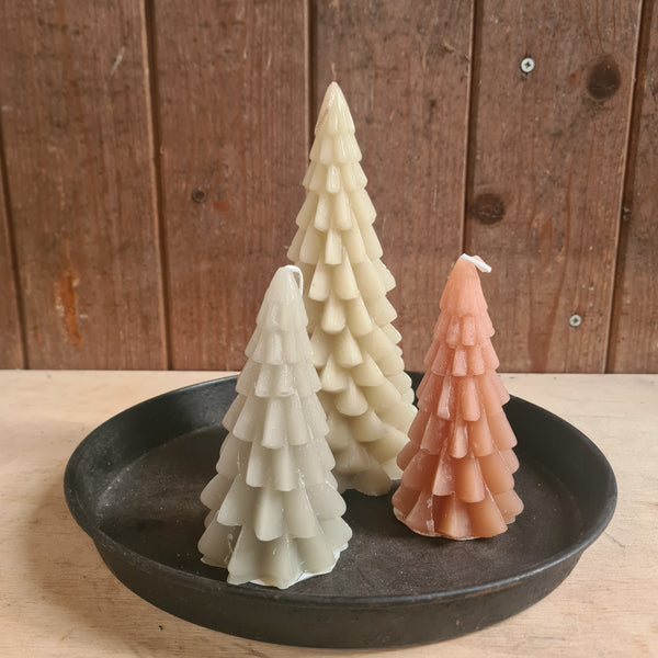 Kerstboomkaarsen set van 3 stuks