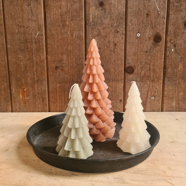 Kerstboomkaarsen set van 3 stuks