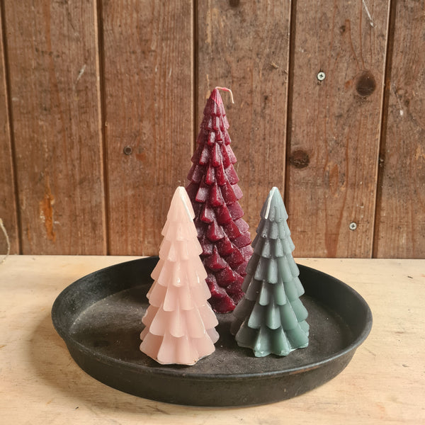 Kerstboomkaarsen set van 3 stuks