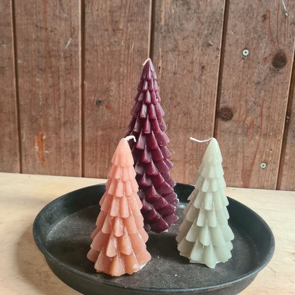 Kerstboomkaarsen set van 3 stuks