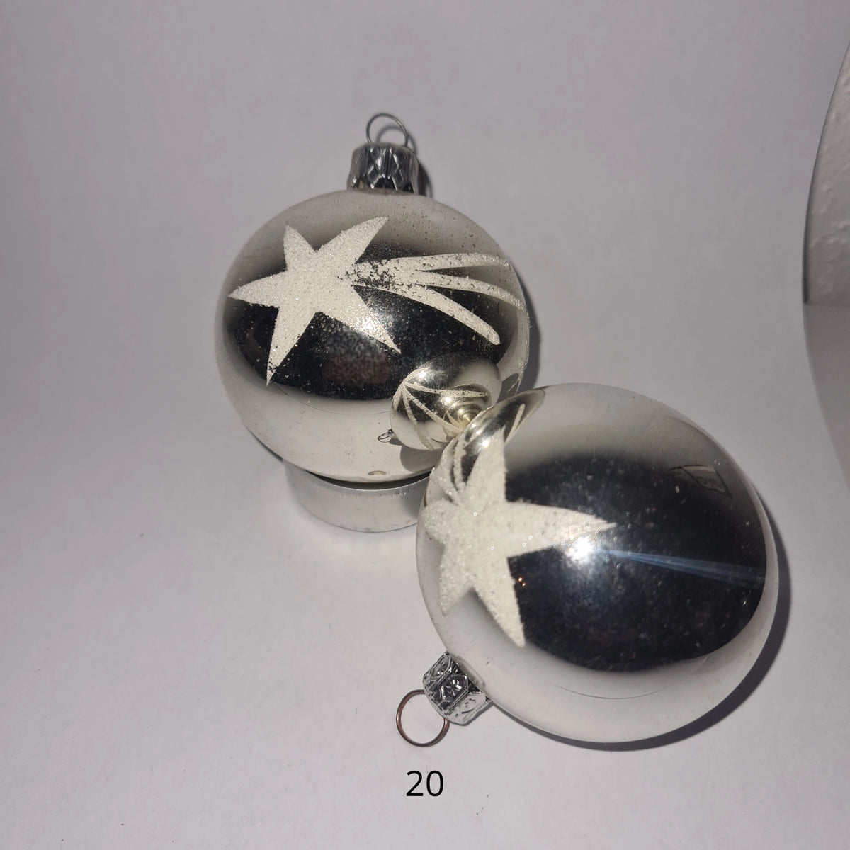 Vintage kerstornamenten