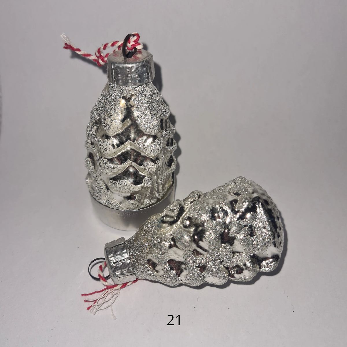 Vintage kerstornamenten