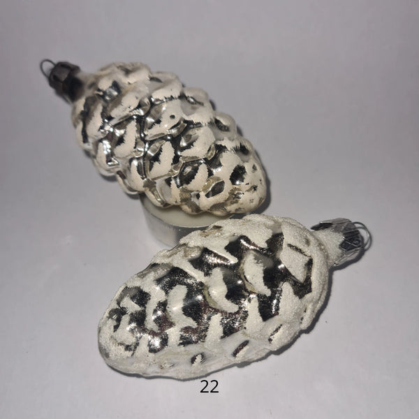 Vintage kerstornamenten