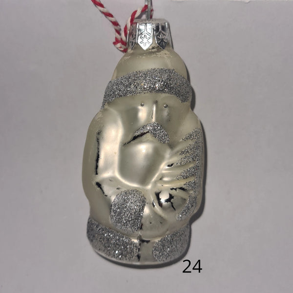 Vintage kerstornamenten