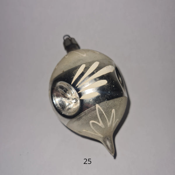 Vintage kerstornamenten