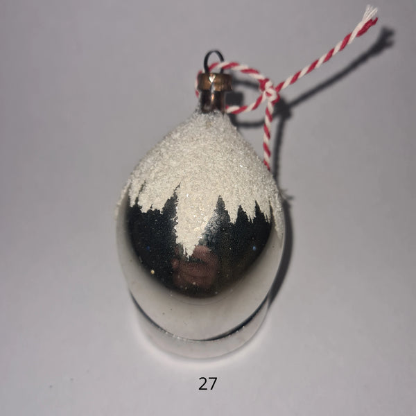 Vintage kerstornamenten