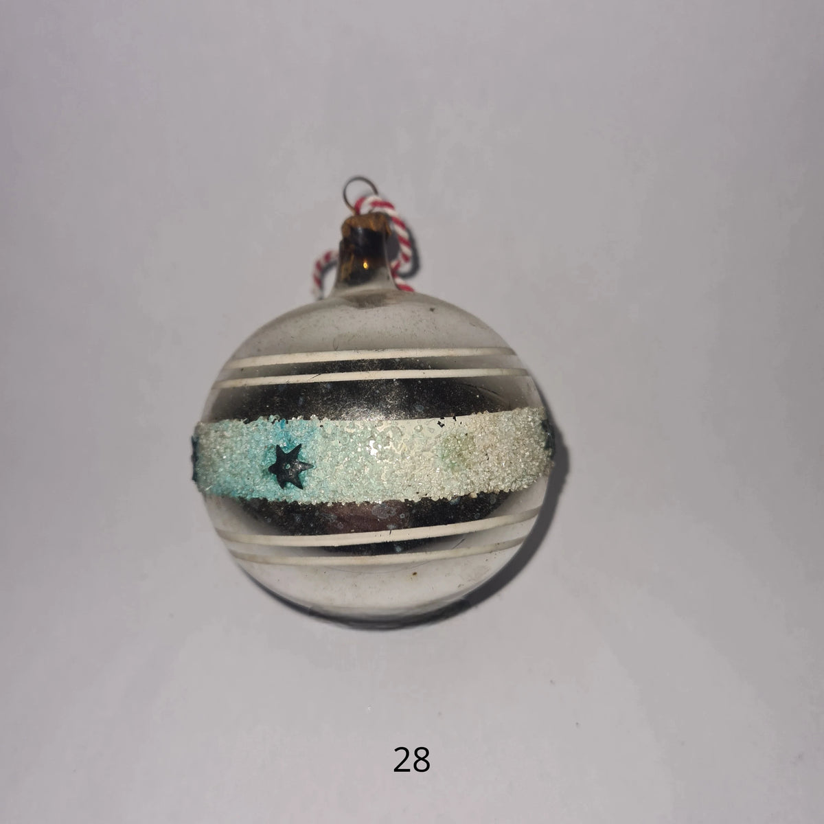 Vintage kerstornamenten