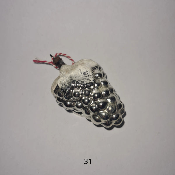 Vintage kerstornamenten