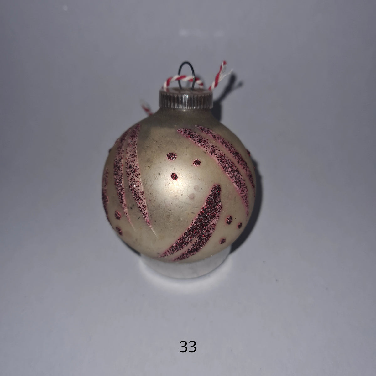 Vintage kerstornamenten