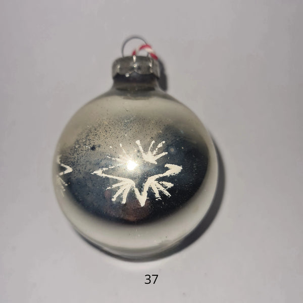 Vintage kerstornamenten