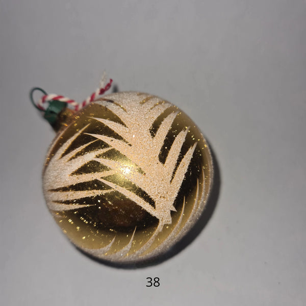 Vintage kerstornamenten