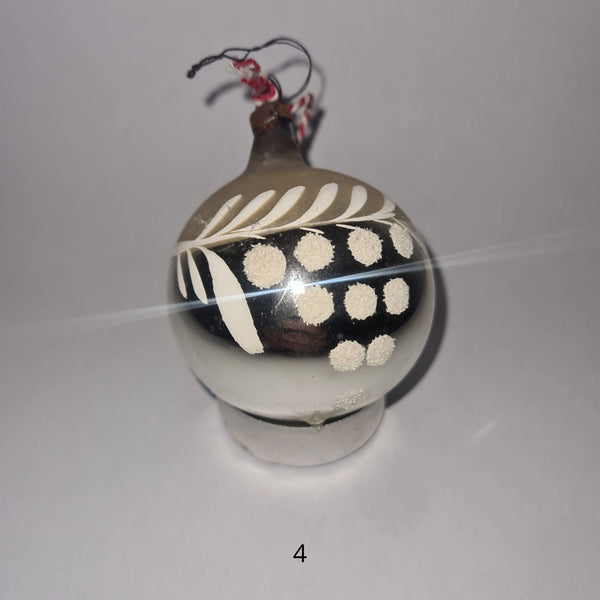 Vintage kerstornamenten