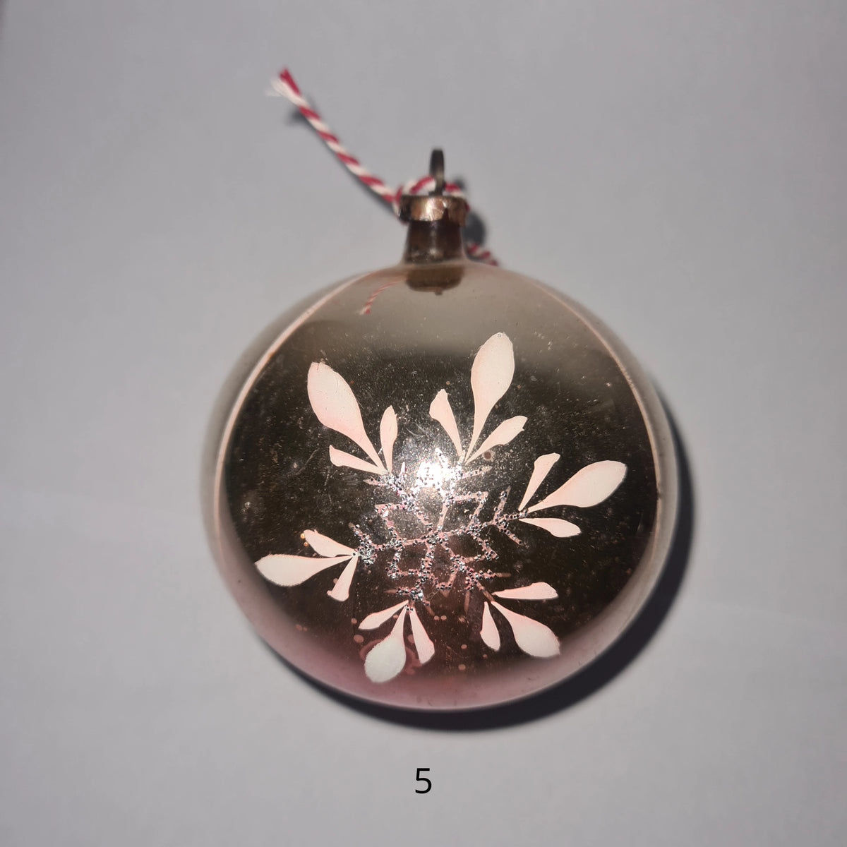 Vintage kerstornamenten