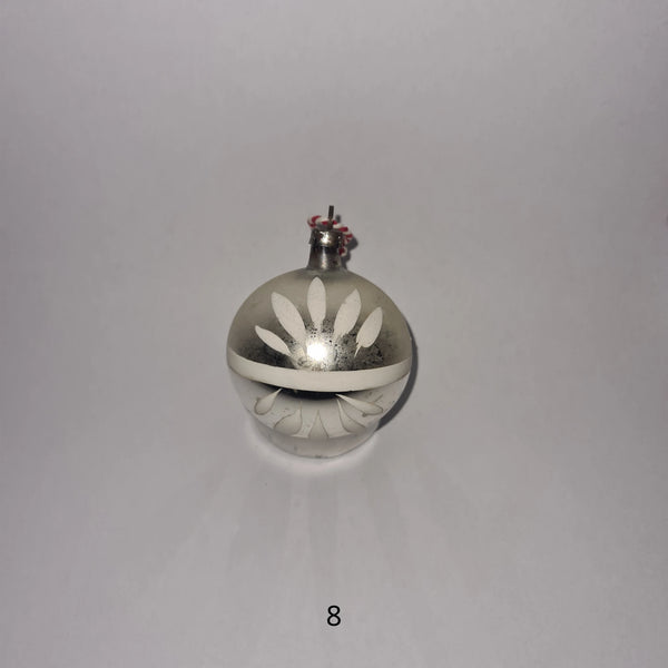 Vintage kerstornamenten