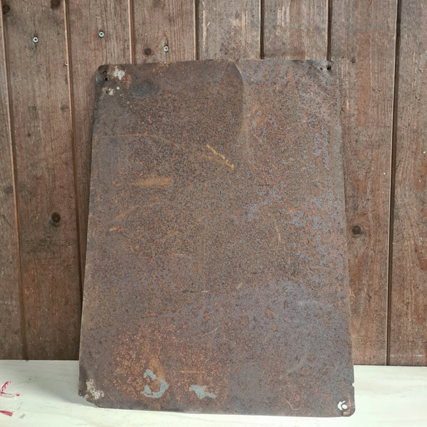 Metalen Esso wandplaat uit 1956
