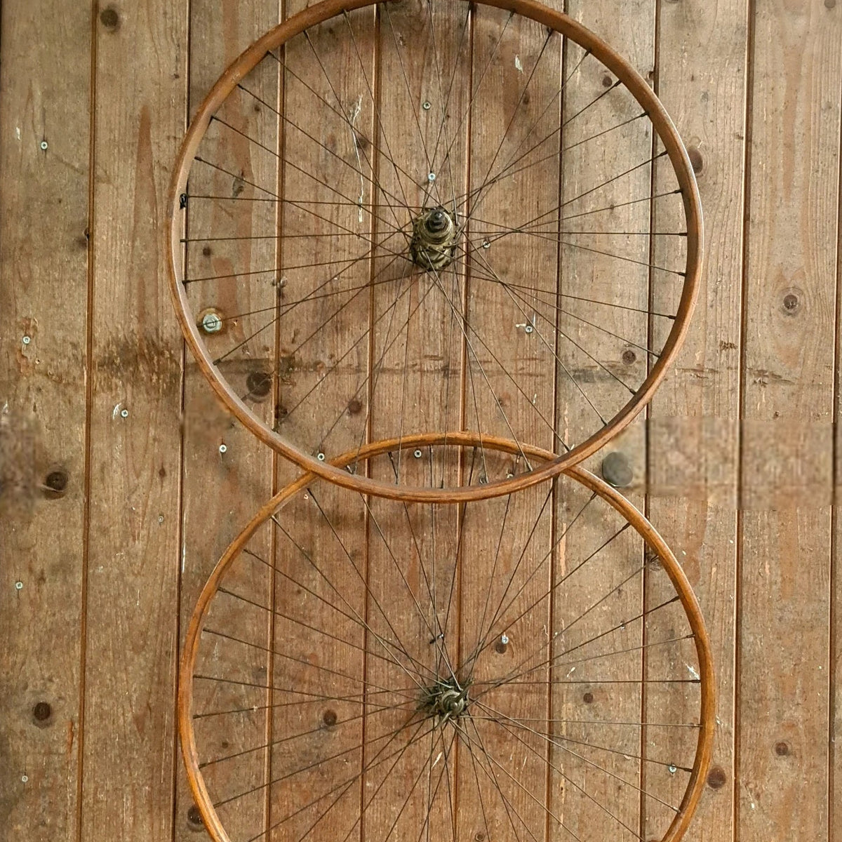 Set Houten Racefietswielen – Klassieke elegantie