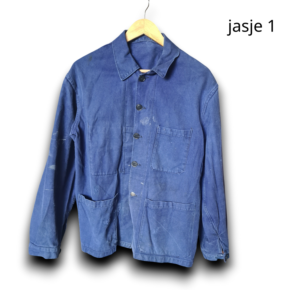 Vintage Frans Werkjasje – Bleu de Travail