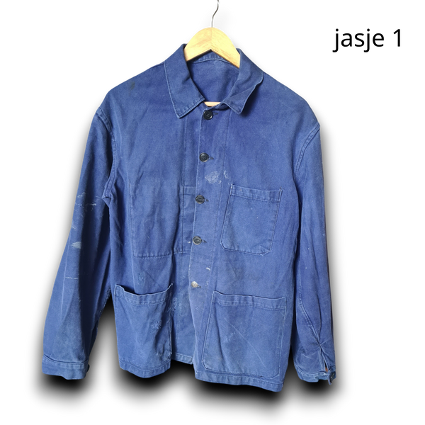 Vintage Frans Werkjasje – Bleu de Travail