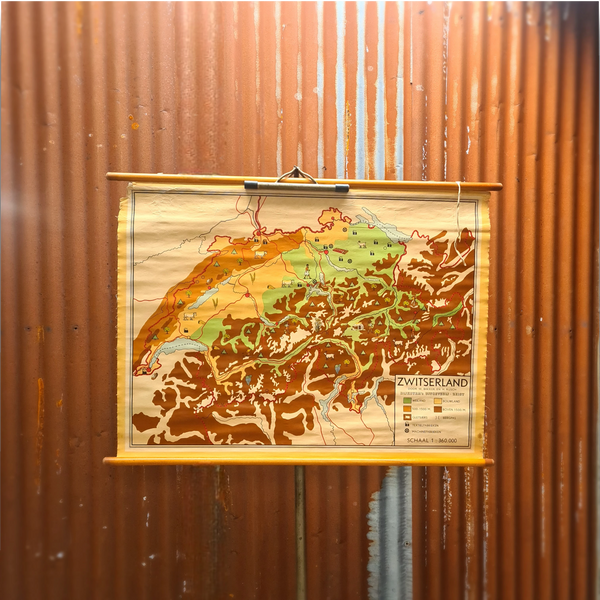 Topografische schoolkaarten; Zwitersland