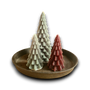 Kerstboomkaarsen set van 3 stuks