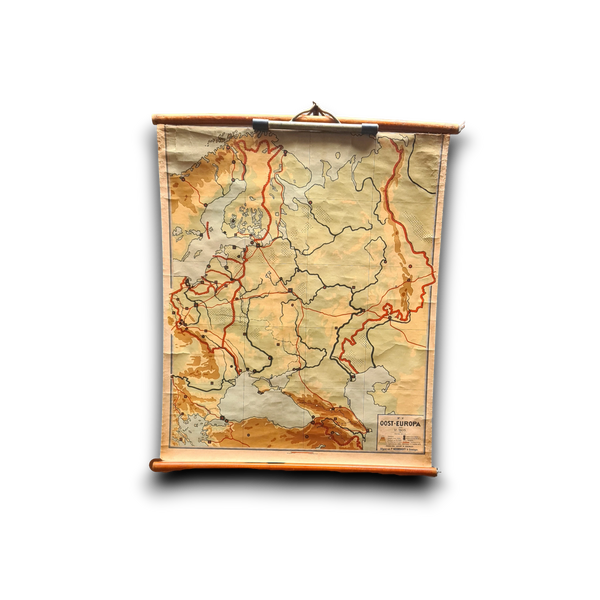 Topografische schoolkaarten; Oost-Europa