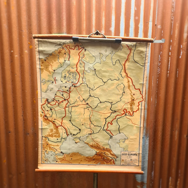 Topografische schoolkaarten; Oost-Europa