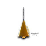 Pilon: vintage metalen hanglamp met industriële uitstraling en zijhandvat.