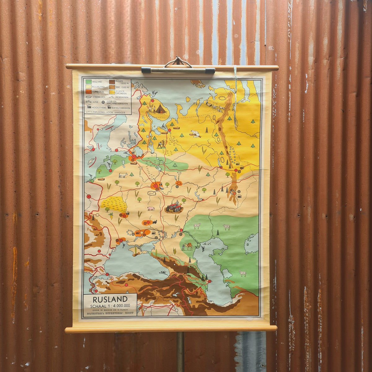 Topografische schoolkaarten; Rusland