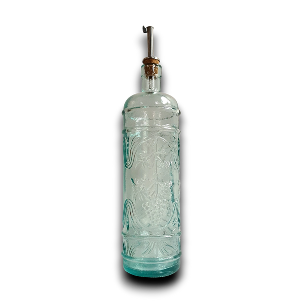 Fles Santiago van gerecycled glas, inclusief schenktuit
