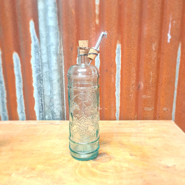 Fles Santiago van gerecycled glas, inclusief schenktuit