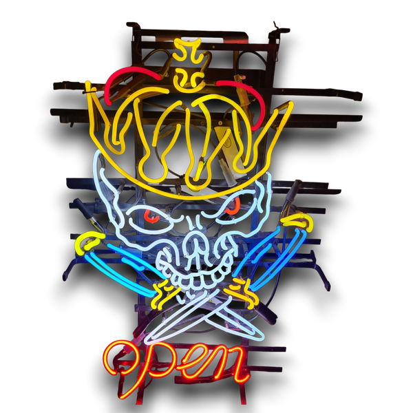 King of Skulls Neon – Open for Rebels