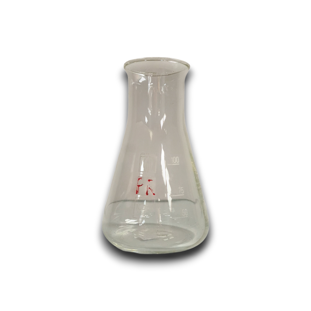 Laboratorium glas, erlenmeyer wijdhals  100ml