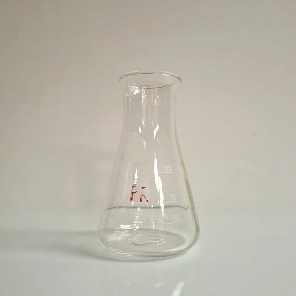 Laboratorium glas, erlenmeyer wijdhals  100ml