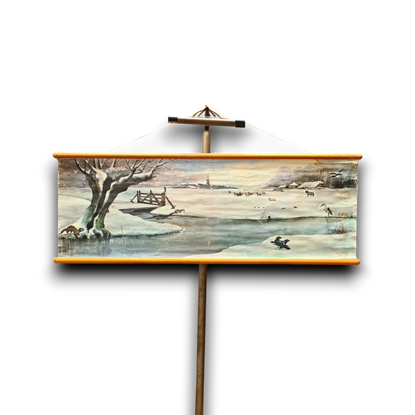 Schoolkaart: Winter van W.G.van der Hulst