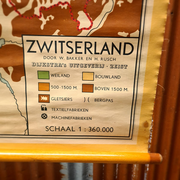 Topografische schoolkaarten; Zwitersland