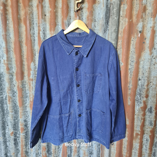 Vintage Frans Werkjasje – Bleu de Travail
