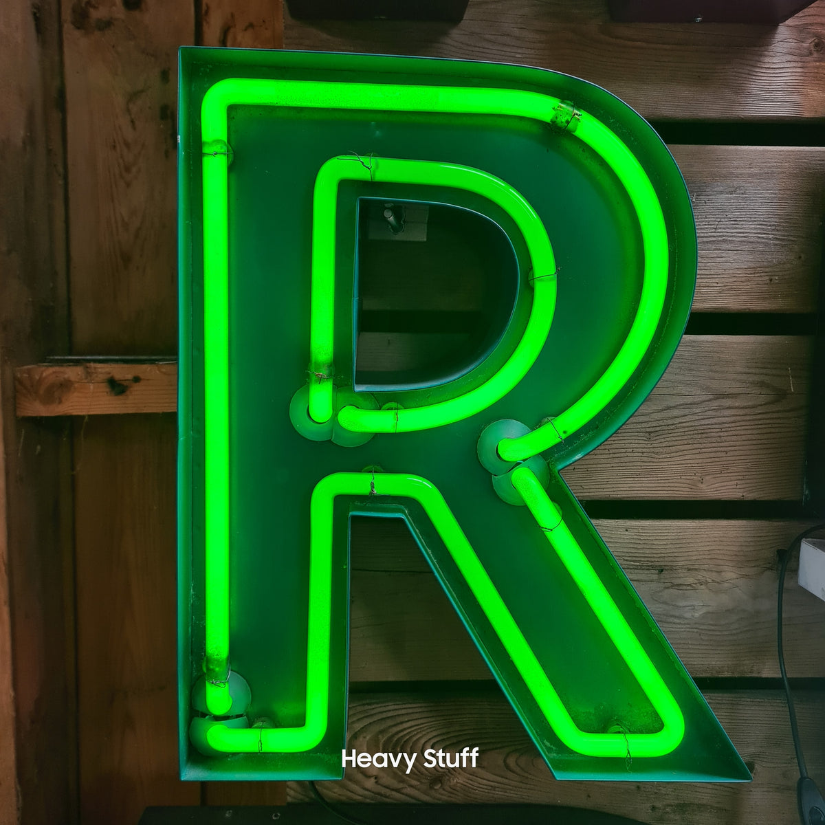 G Neonbuchstabe in Grün